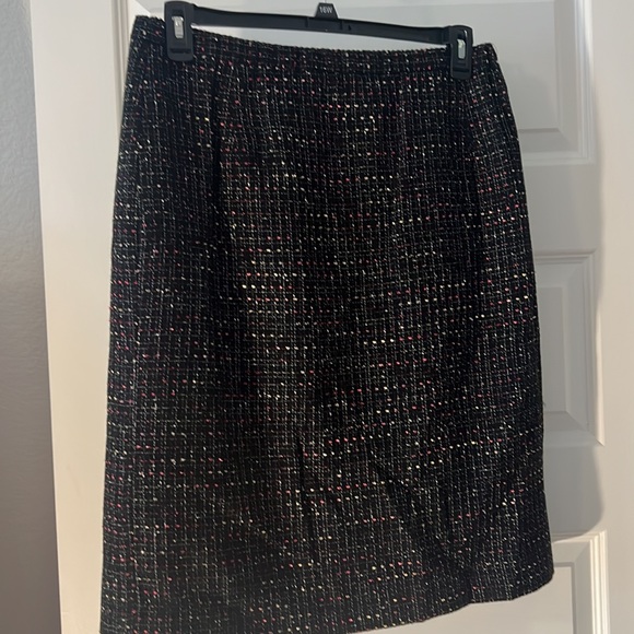 Appleseed black mulit colored tweed pencil skirt size 18 plus size work wear - Picture 3 of 16